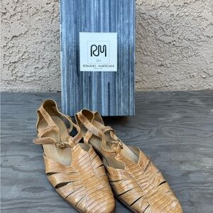 Men's Tan Leather Sandals